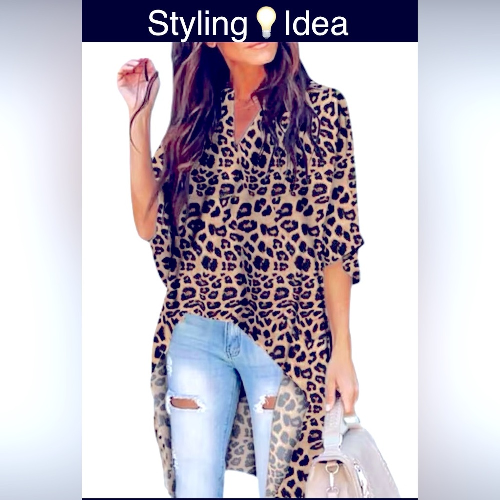 Melissa Paige Animal Print Tunic